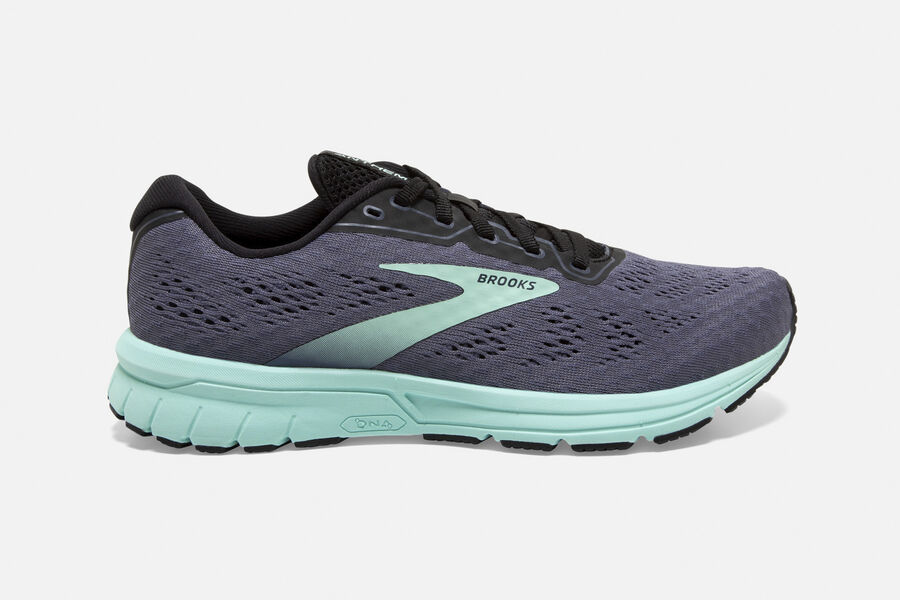 Zapatillas Brooks Outlet Argentina - Brooks Launch 8 Mujer - Zapatillas  Running Moradas